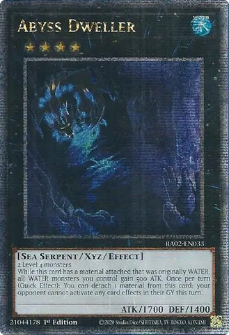 Abyss Dweller Quarter Century Secret Rare (RA02-EN033) [RA02]
