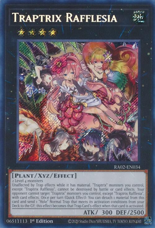 Traptrix Rafflesia Secret Rare (RA02-EN034) [RA02]