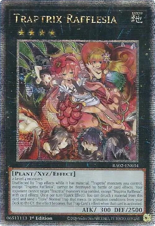 Traptrix Rafflesia Quarter Century Secret Rare (RA02-EN034) [RA02]