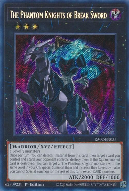 The Phantom Knights of Break Sword Secret Rare (RA02-EN035) [RA02]