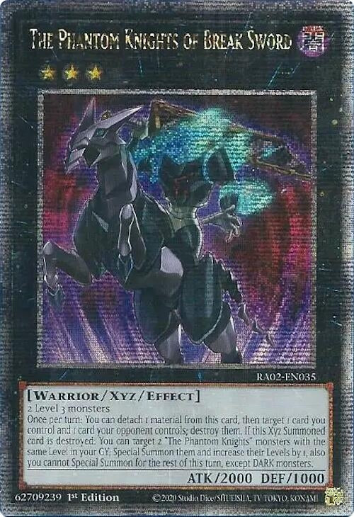 The Phantom Knights of Break Sword Quarter Century Secret Rare (RA02-EN035) [RA02]