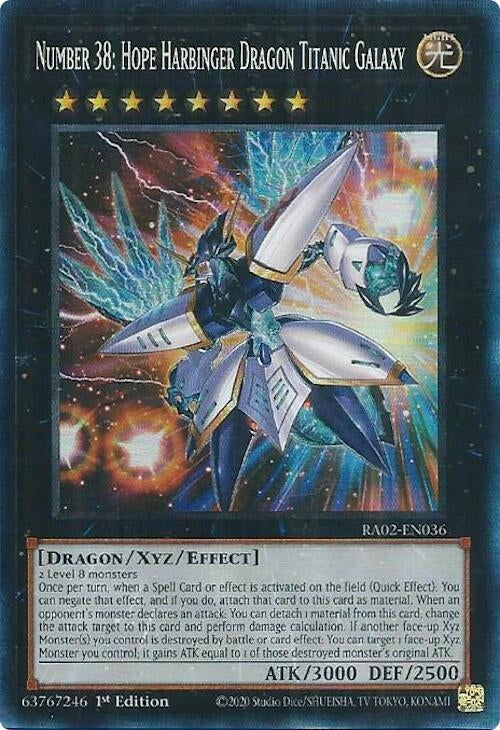 Number 38 Hope Harbinger Dragon Titanic Galaxy PCR (RA02-EN036) [RA02]