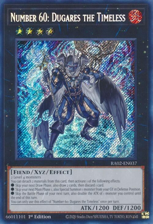 Number 60 Dugares the Timeless Secret Rare (RA02-EN037) [RA02]