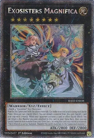 Exosisters Magnifica Platinum Secret Rare (RA02-EN038) [RA02]