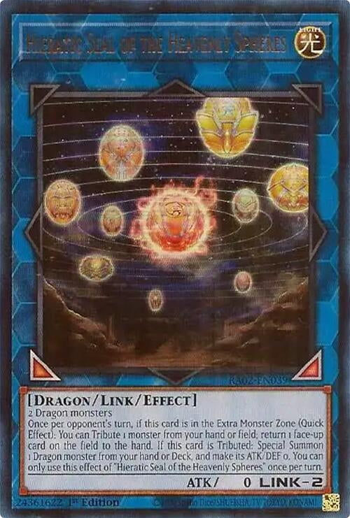 Hieratic Seal of the Heavenly Spheres UR (RA02-EN039) [RA02]
