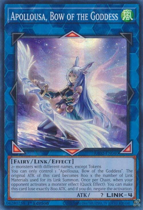 Apollousa Bow of the Goddess Alternate Art (RA02-EN040) [RA02]