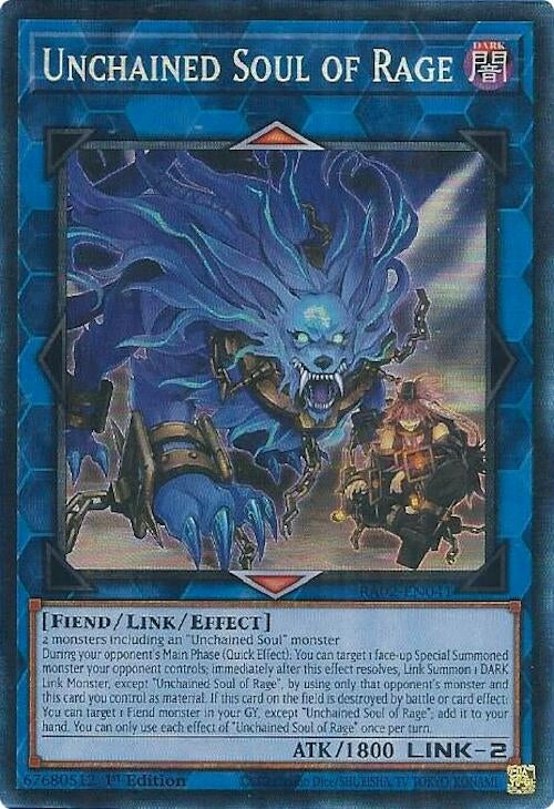 Unchained Soul of Rage PCR (RA02-EN041) [RA02]