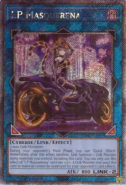 IP Masquerena Alternate Art Platinum Secret Rare (RA02-EN042) [RA02]