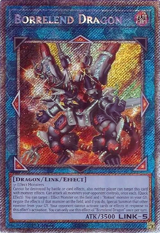 Borrelend Dragon Platinum Secret Rare (RA02-EN043) [RA02]