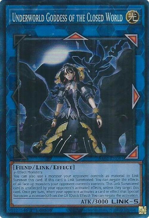 Underworld Goddess of the Closed World PCR (RA02-EN045) [RA02]