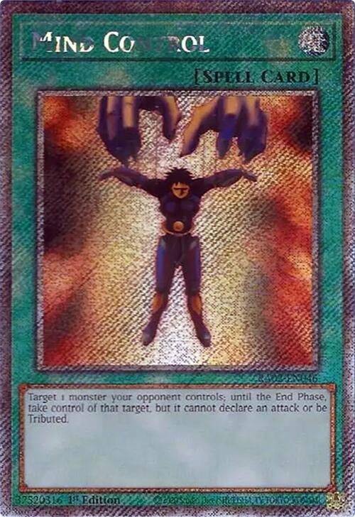 Mind Control Platinum Secret Rare (RA02-EN046) [RA02]