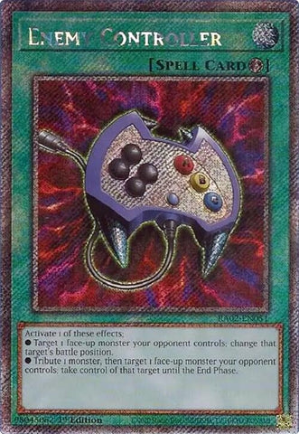 Enemy Controller Platinum Secret Rare (RA02-EN051) [RA02]