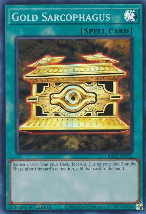 Gold Sarcophagus (RA02-EN052) [RA02]