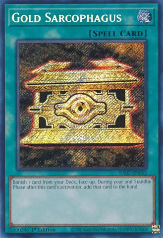 Gold Sarcophagus Secret Rare (RA02-EN052) [RA02]