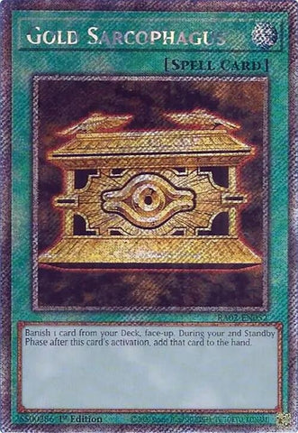 Gold Sarcophagus Platinum Secret Rare (RA02-EN052) [RA02]
