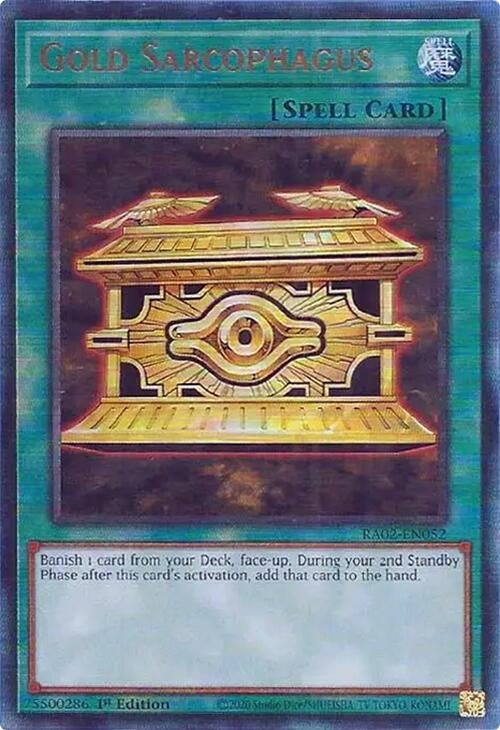Gold Sarcophagus PUR (RA02-EN052) [RA02]