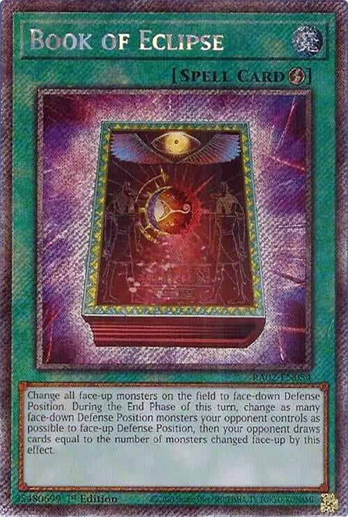 Book of Eclipse Platinum Secret Rare (RA02-EN054) [RA02]