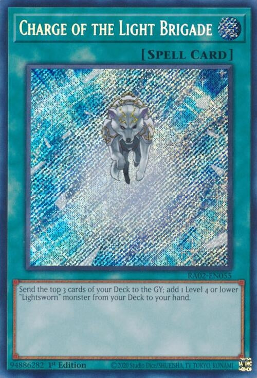 Charge of the Light Brigade Secret Rare (RA02-EN055) [RA02]