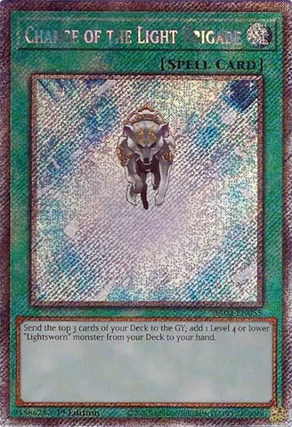 Charge of the Light Brigade Platinum Secret Rare (RA02-EN055) [RA02]