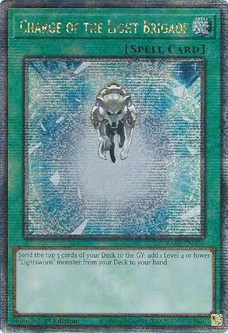 Charge of the Light Brigade Quarter Century Secret Rare (RA02-EN055) [RA02]