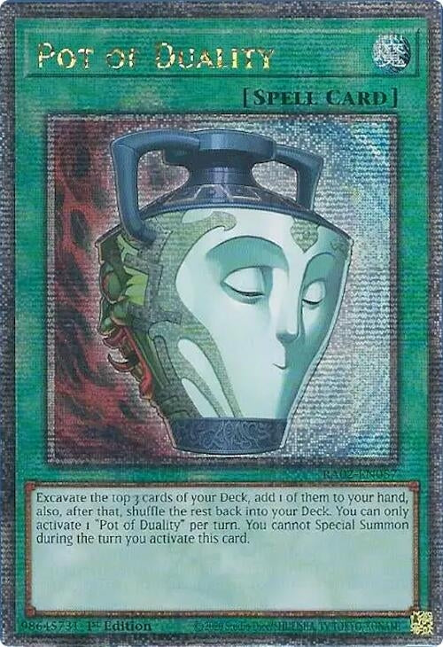 Pot of Duality Quarter Century Secret Rare (RA02-EN057) [RA02]