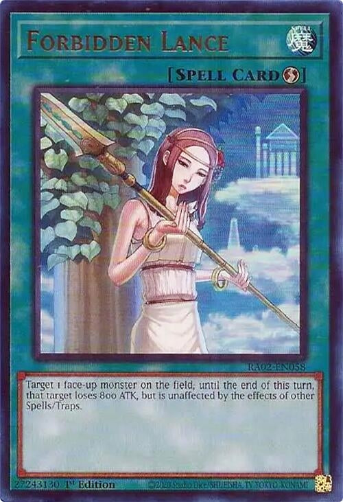 Forbidden Lance UR (RA02-EN058) [RA02]