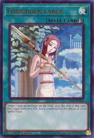 Forbidden Lance UR (RA02-EN058) [RA02]