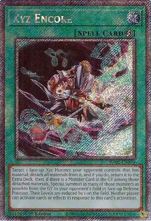 Xyz Encore Platinum Secret Rare (RA02-EN059) [RA02]