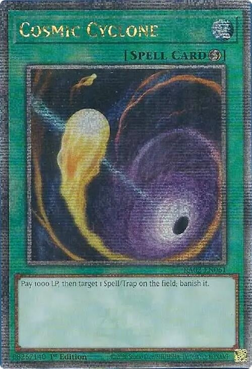 Cosmic Cyclone Quarter Century Secret Rare (RA02-EN061) [RA02]