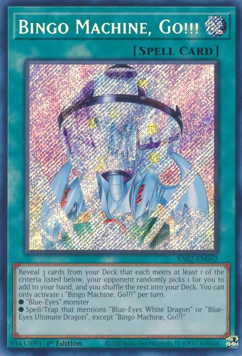 Bingo Machine Go Secret Rare (RA02-EN062) [RA02]
