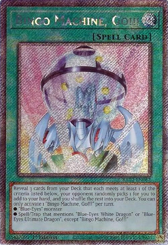 Bingo Machine Go Platinum Secret Rare (RA02-EN062) [RA02]
