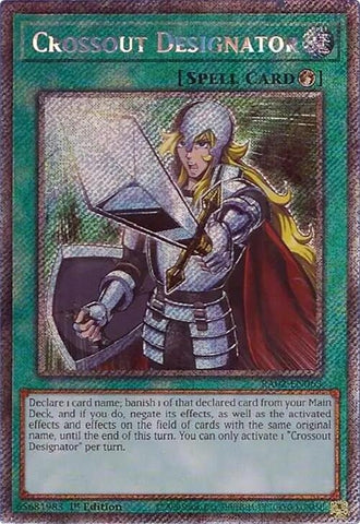 Crossout Designator Platinum Secret Rare (RA02-EN063) [RA02]