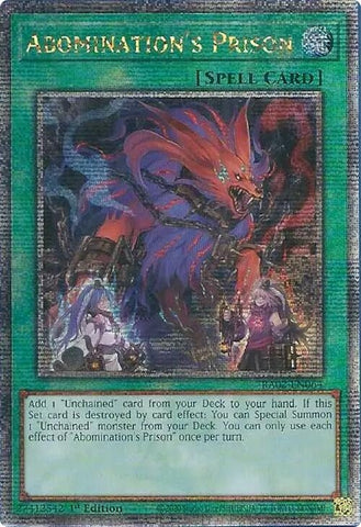 Abominations Prison Quarter Century Secret Rare (RA02-EN064) [RA02]