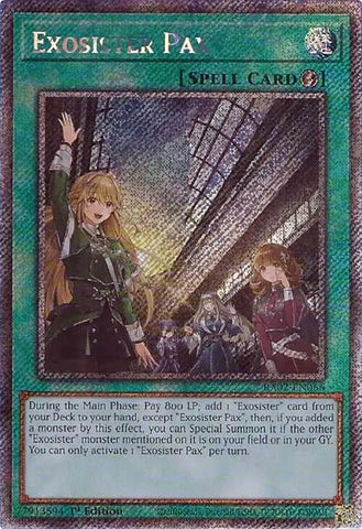 Exosister Pax Platinum Secret Rare (RA02-EN066) [RA02]