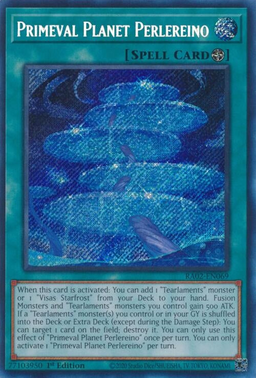 Primeval Planet Perlereino Secret Rare (RA02-EN069) [RA02]