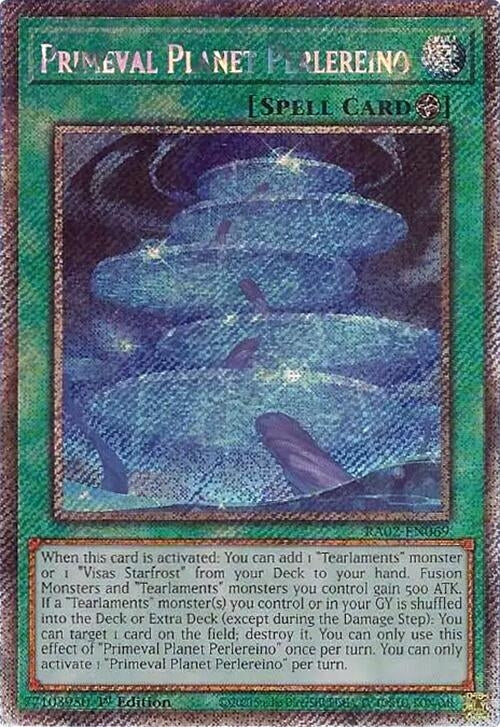 Primeval Planet Perlereino Platinum Secret Rare (RA02-EN069) [RA02]