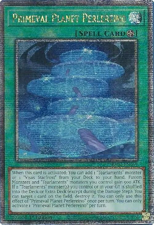 Primeval Planet Perlereino Quarter Century Secret Rare (RA02-EN069) [RA02]