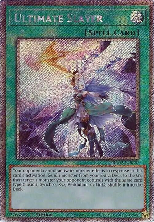 Ultimate Slayer Platinum Secret Rare (RA02-EN070) [RA02]