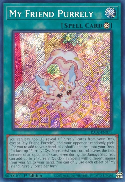 My Friend Purrely Secret Rare (RA02-EN071) [RA02]