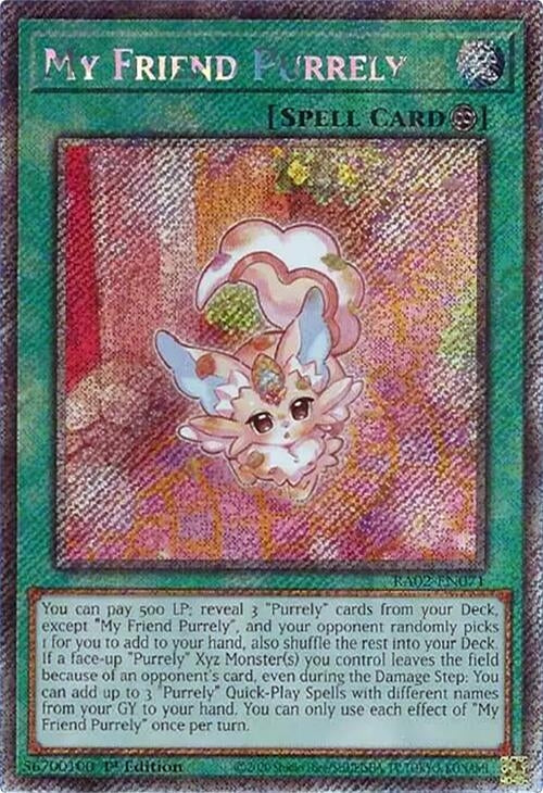My Friend Purrely Platinum Secret Rare (RA02-EN071) [RA02]