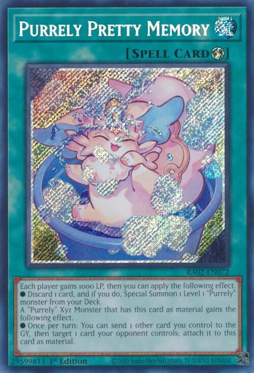 Purrely Pretty Memory Secret Rare (RA02-EN072) [RA02]