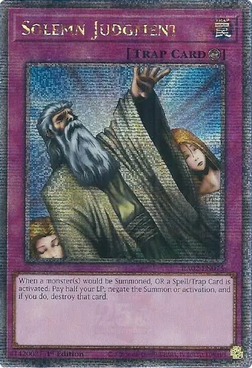 Solemn Judgment Quarter Century Secret Rare (RA02-EN075) [RA02]