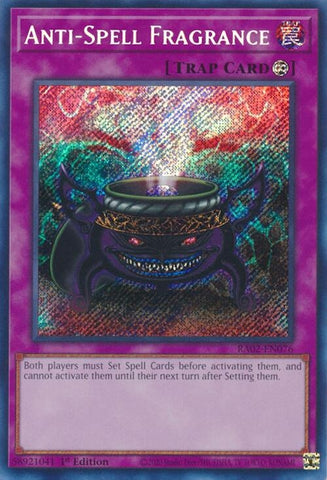 Anti Spell Fragrance Secret Rare (RA02-EN076) [RA02]