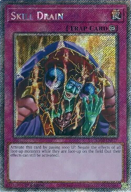Skill Drain Platinum Secret Rare (RA02-EN077) [RA02]