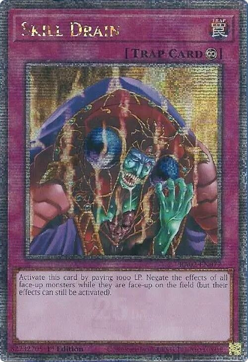 Skill Drain Quarter Century Secret Rare (RA02-EN077) [RA02]
