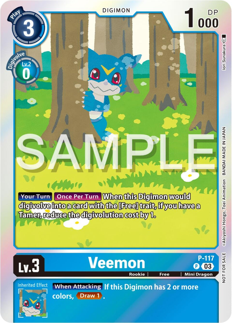 Image for Veemon - P-117 (Beginning Observer Pre-Release) [Digimon Promotion Cards]