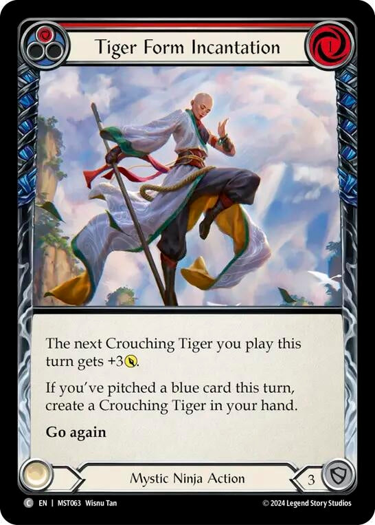 Tiger Form Incantation Red (MST063) [MST]