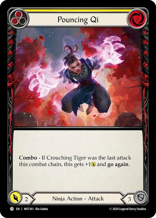 Pouncing Qi Yellow (MST183) [MST]