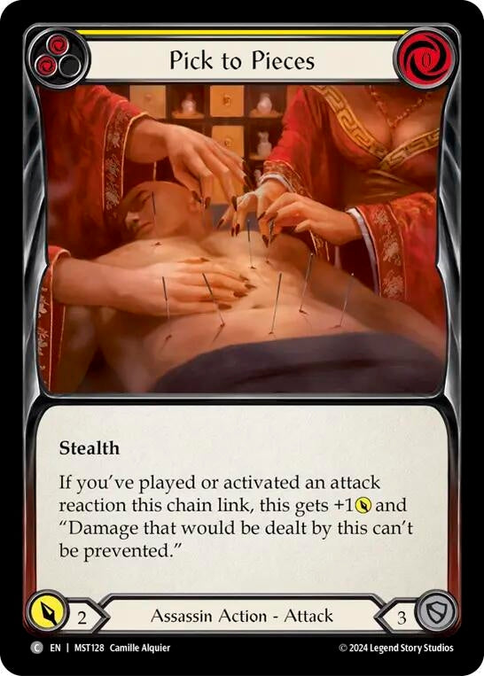 Pick to Pieces Yellow (MST128) [MST]