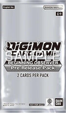 Image for Beginning Observer Pre-Release Pack - Digimon Card Game